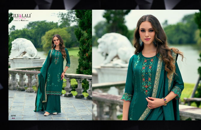 Malang 2 By Lily And Lali Vichitra Silk Embroidery Readymade Suits Wholesale Online